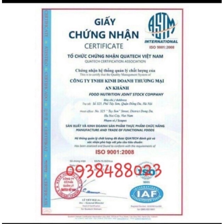 1 tháng Giảm Cân Vip 9 PP YANHEE 9 Viên Giảm cực Mạnh 4 tuần