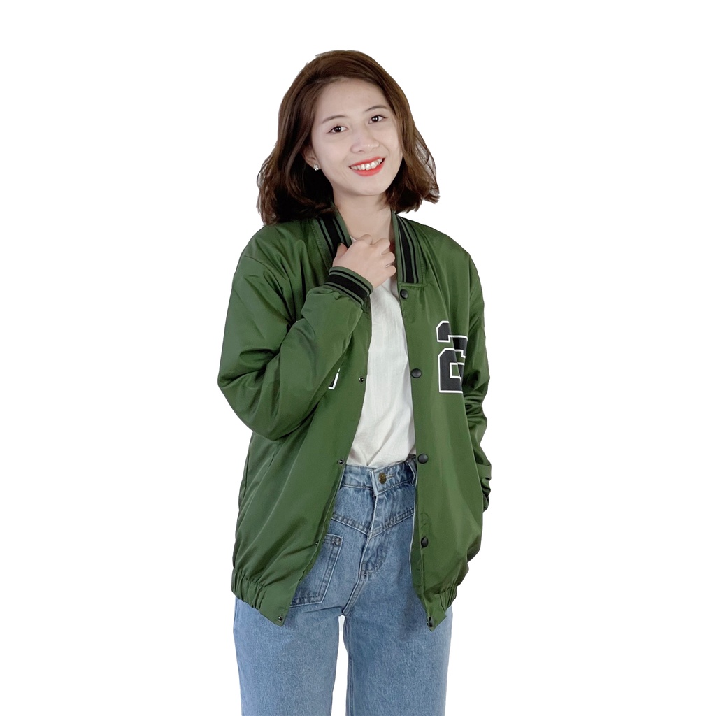 Áo khoác dù bomber nam nữ form rộng 4YOUNG BBLV10