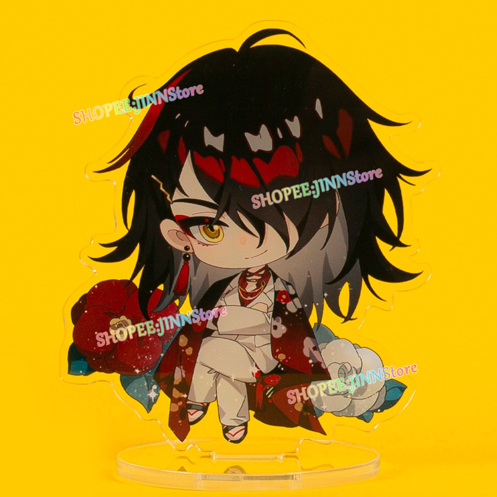 Jinn Luxiem Mô Hình Đồ Chơi Trang Trí Có Giá Đỡ Bằng Acrylic Hình Ike Eveland Mysta Rias Vox Akuma Luca Kaneshiro Shu Yamino