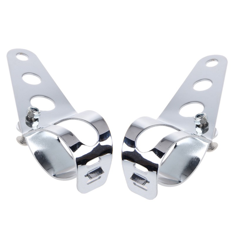 ROX 33-45mm Motorcycle Headlight Mount Bracket Fork Ears For Bobber Cafe Racer