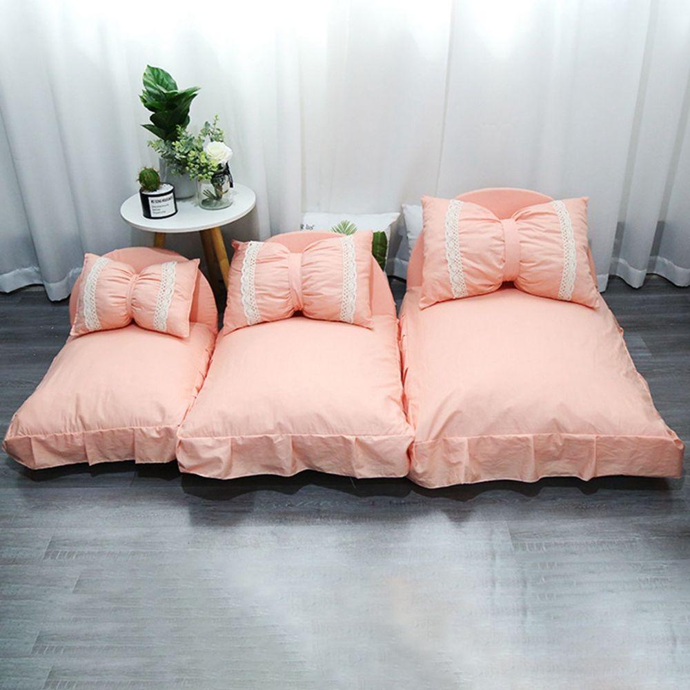 YIYU 1 Bộ Giường Ngủ Cho Thú Cưng Mềm Mại Có Thể Giặt Được Kèm Gối