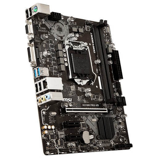 Combo Mainboard MSI H310M Pro - CPU CORE I3 9100F