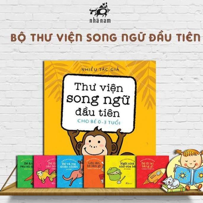 Sách - Thư viện song ngữ đầu tiên (Bộ 06 cuốn) [Nhã Nam]