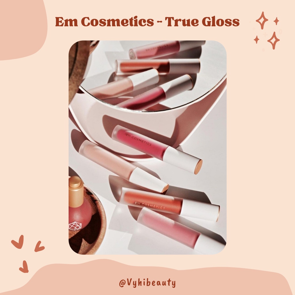 Son bóng Em Cosmetics True gloss