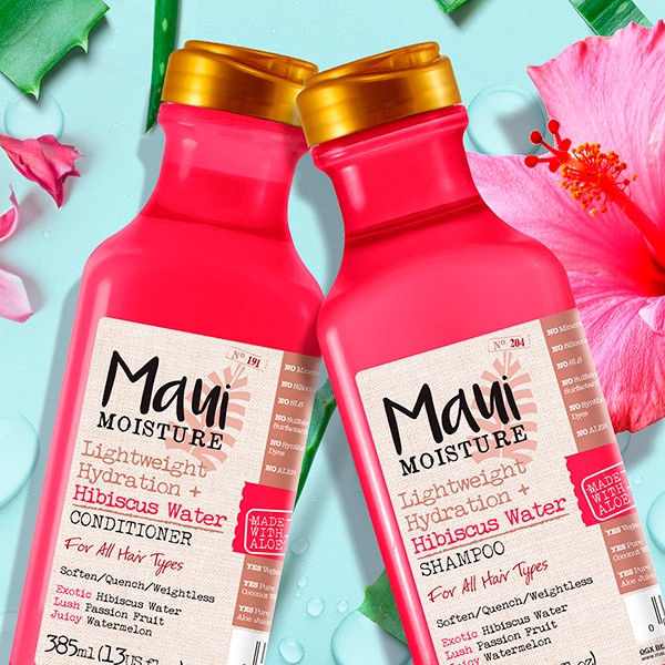 Bill US - Set gội xả Maui Lightweight Hydration + Hibiscus Water dành cho mọi kiểu tóc