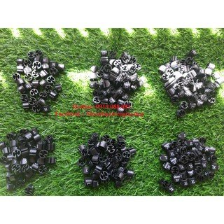 Bộ 50 cái Nút nhựa in size  màu đen từXXS-> 3XL.