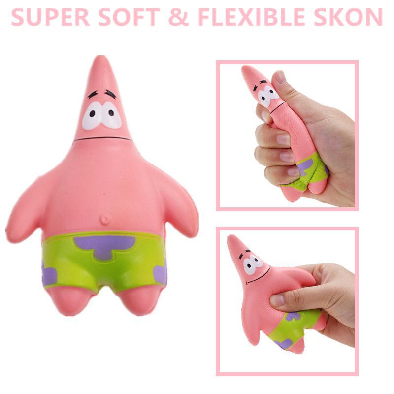 ✨Patrick Star✨ Lovely Cream Scented Squishy Slow Rising Squeeze Anti Stress Soft Toys