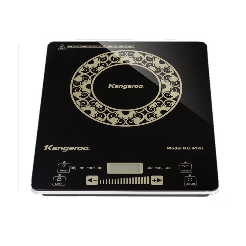 Hàng chĩnh hãng .BẾP ĐIỆN TỪ KANGAROO KG416 Mặt kính, Công suất 2000W