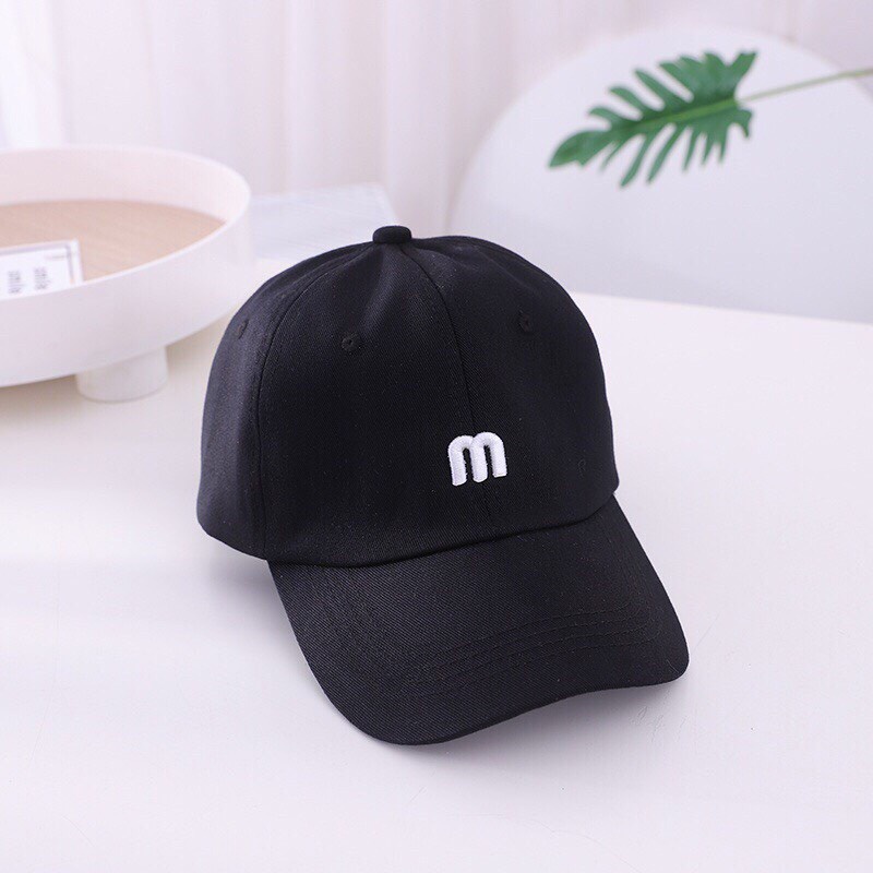 Mũ Lưỡi Trai Thêu Chữ M 3D Thời Trang Mùa Hè Năng Động SV-27