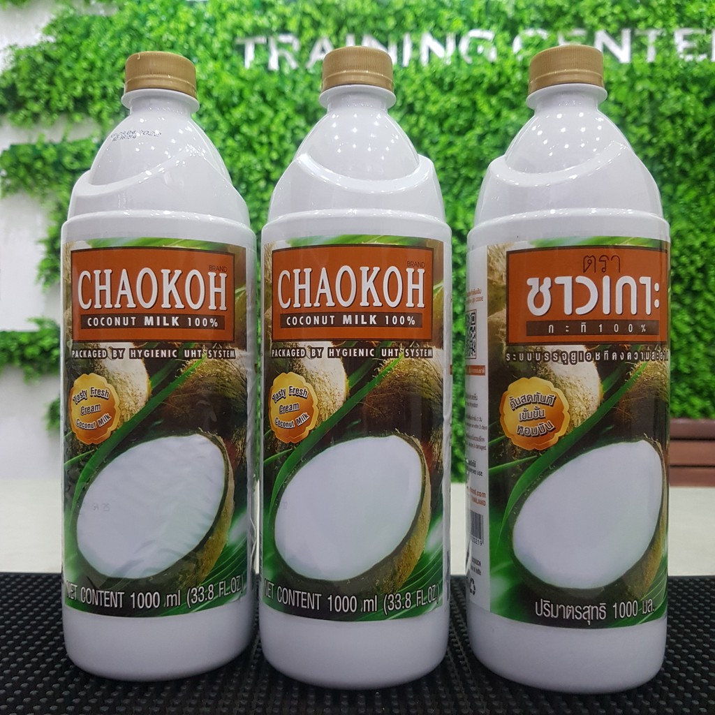 Nước cốt dừa thái CHAOKOH HỘP 1000ml (BAO BÌ MỚI)