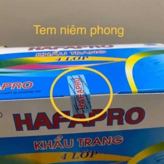 KHẨU TRANG 4 LỚP HAFAPRO