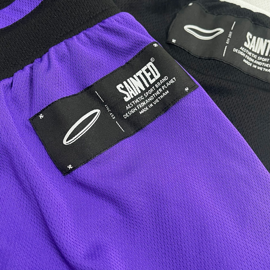 Quần short thể thao, quần đùi bóng rổ nam NBA jersey style vải cao cấp cực thoáng mát - SAINTED