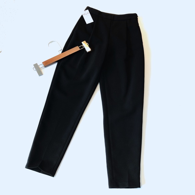 Quần baggy công sở cạp chun sau lưng khóa sườn vải tuyết mưa co dãn nhẹ mẫu mới MQA.