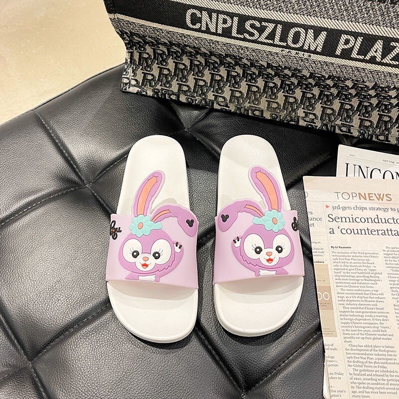 Dép quai ngang hình thỏ Stella Lou nhiều màu sắc đủ size kích cỡ