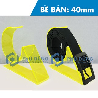 [COMBO 10] Kệ Mica ỐC SÊN XANH LÁ Trưng Bày Dây Nịt