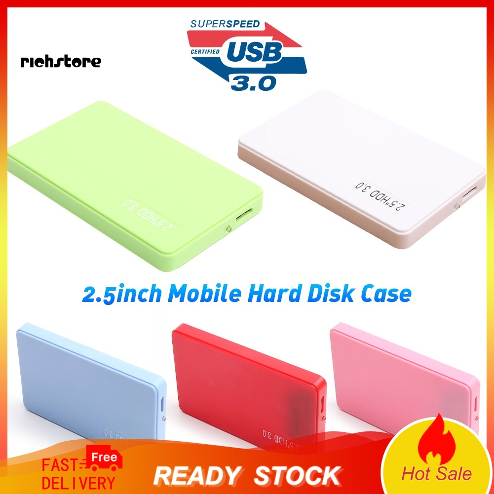 Hộp Đựng Ổ Cứng Ngoài 2.5 Inch USB 3.0 SATA SSD Cho Laptop | BigBuy360 - bigbuy360.vn