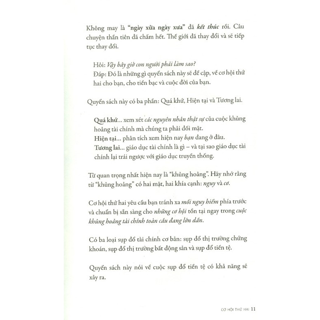 Sách - Cơ Hội Thứ Hai Cho Tiền Bạc Và Cuộc Đời Của Bạn Và Cho Thế Giới Của Chúng Ta