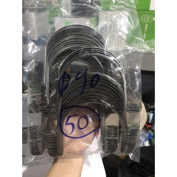 Cùm/móc ống nước omega 21-114 inox