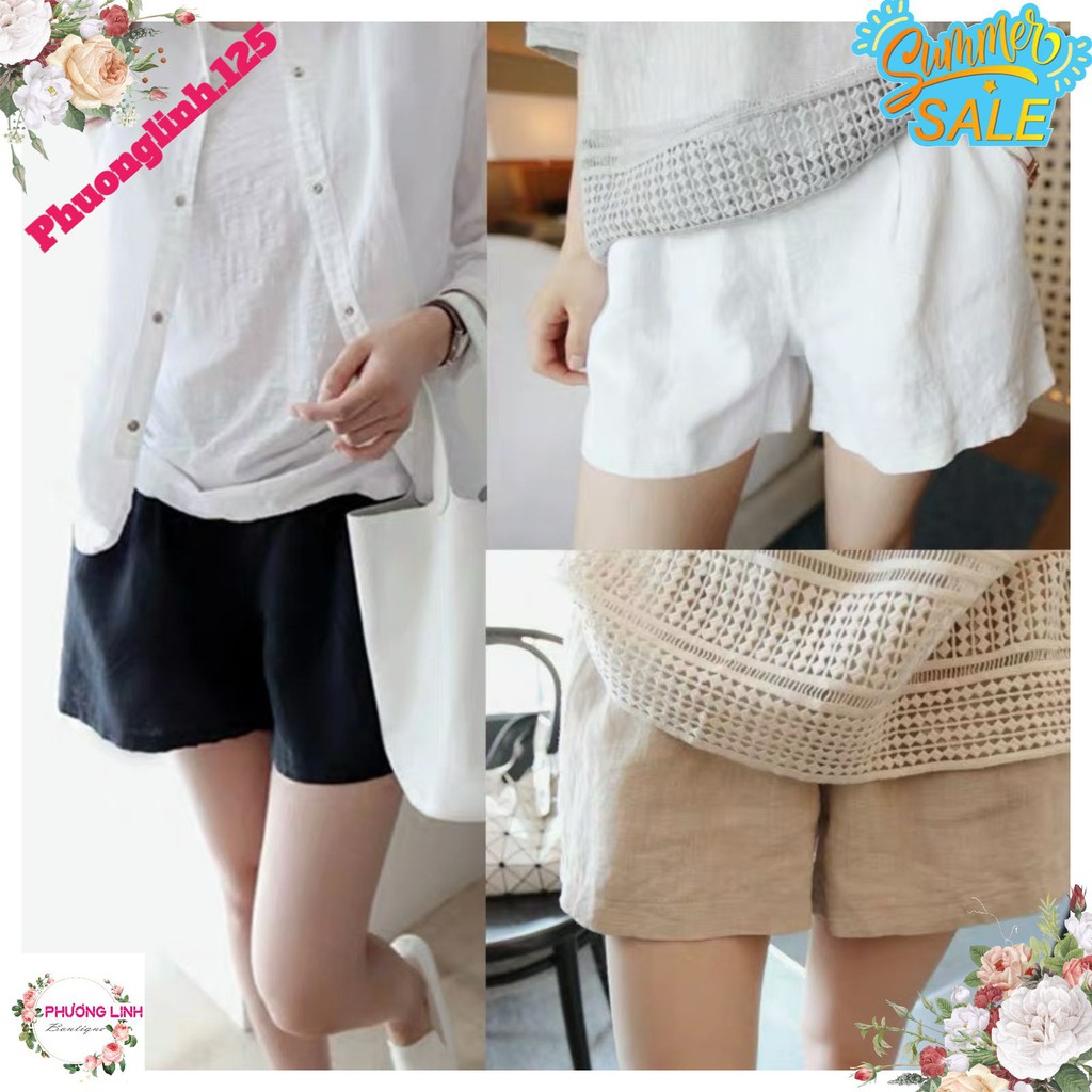 SET 3 QUẦN ĐÙI VẢI Z.R CHO NỮ