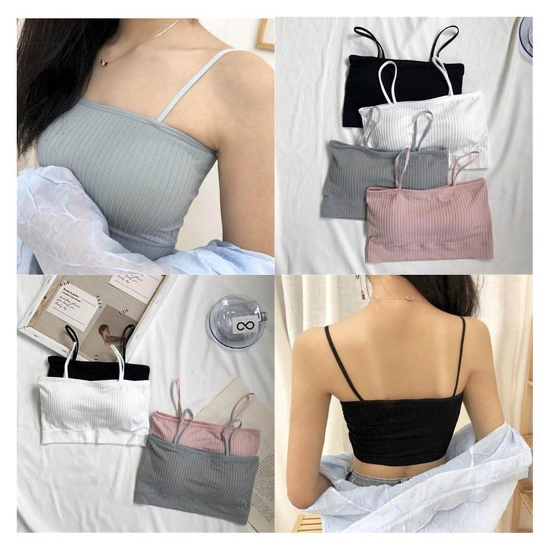 Áo Bra Cotton 2 Dây Gợi Cảm Trẻ Trung ZH-AL-BR02