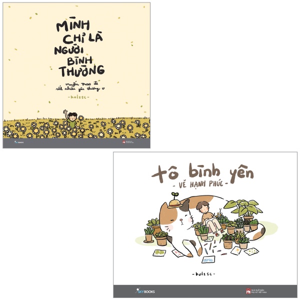Combo Sách Tô Bình Yên Vẽ Hạnh Phúc + Mình Chỉ Là Người Bình Thường  - Tái Bản