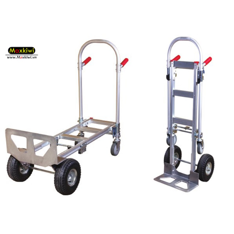 Xe Đẩy Hàng Gấp Gọn MAXKIWI HS - 1009 Bánh Xe To Tải Trọng 350kg