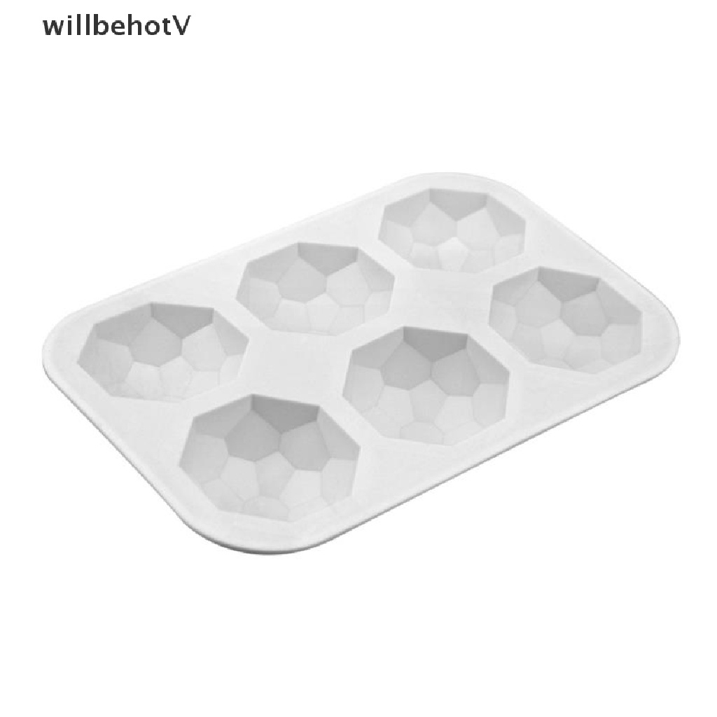 Khuôn Silicone Tạo Hình Làm Bánh Kẹo Hình Kim Cương 3D DIY