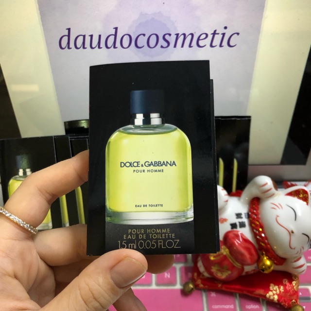 [ vial ] Nước hoa Dolce & Gabbana D&G Pour Homme EDT 1.5ml