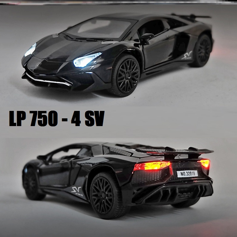 Đồ Chơi Mô Hình ÔTô Tĩnh, Siêu Xe Thể Thao lamborghini, Mc Laren, LyKan Hiper Sport Bằng Sắt Tỷ Lệ 1:32 Cao Cấp Giá Rẻ