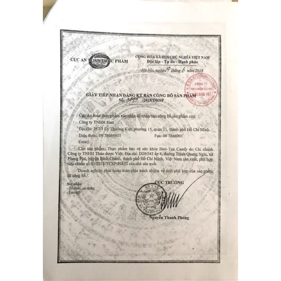Kẹo ngậm Hatitux giảm ho, đau họng