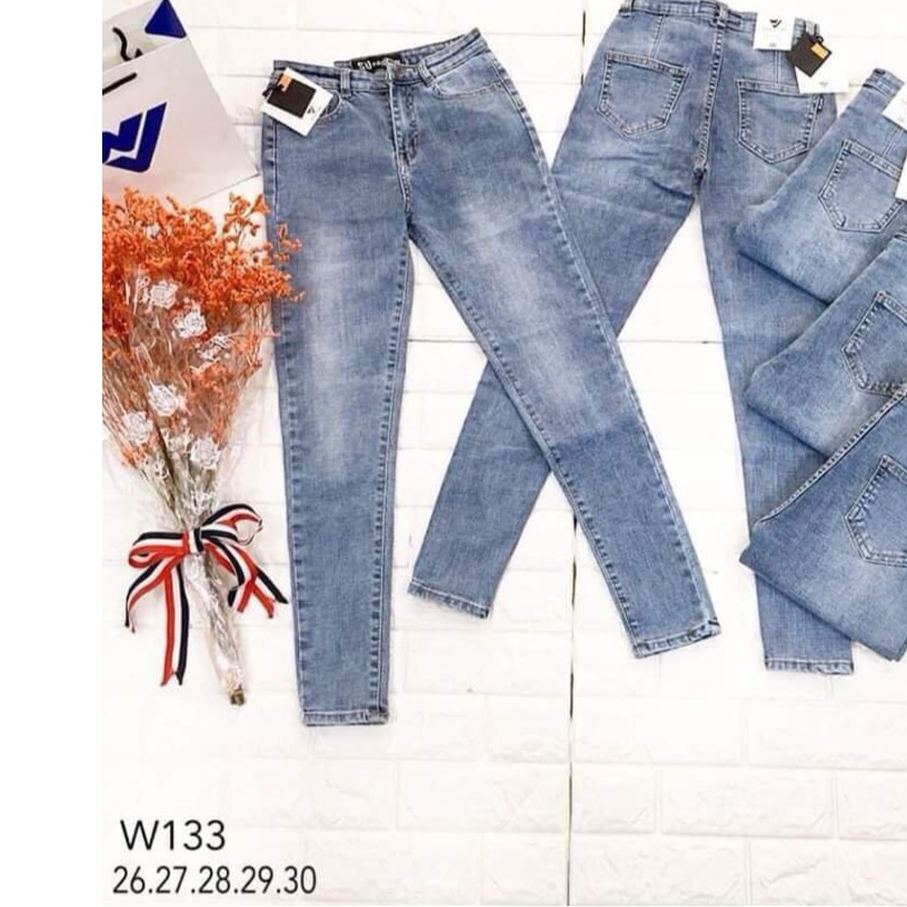 quần jean nữ lưng cao size 26-30 chất giãn tốt 1045.589