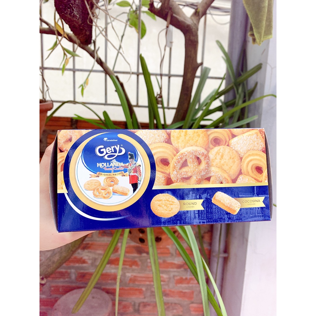 Hộp Bánh quy bơ Gery HOLLANDA BUTTER COOKIES 454G