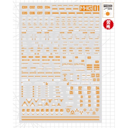 Water Decal nước Hobby Mio MHG01 chuyên dùng cho mô hình - phụ kiện mô hình - gundam