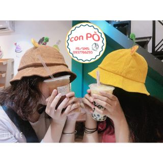 Mũ bucket Mầm cây đủ màu (có sẵn)