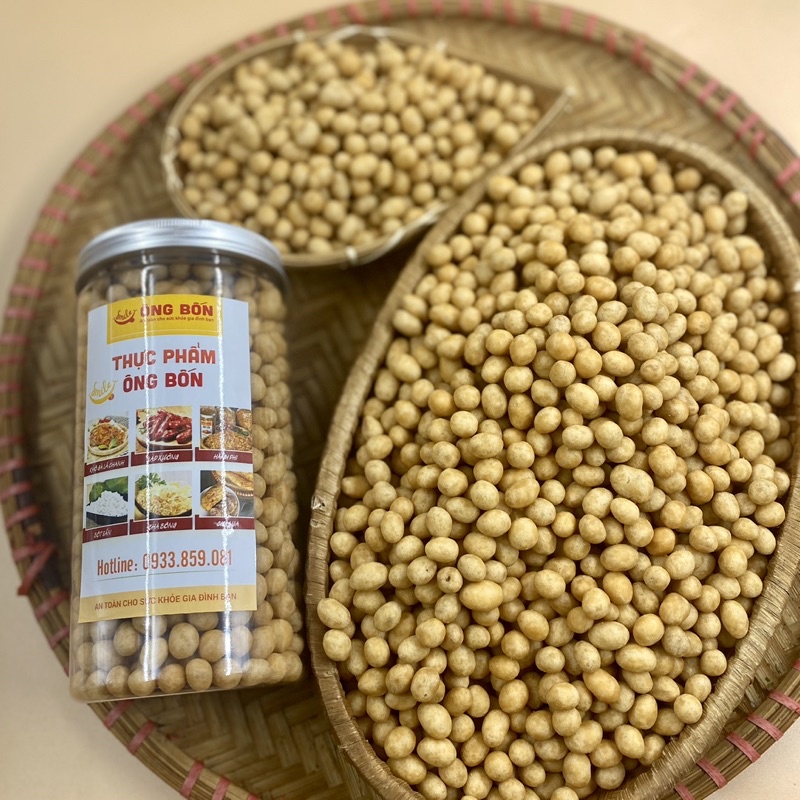 Đậu Phộng Da Cá Nước Cốt Dừa - Hũ 600g Như Hình