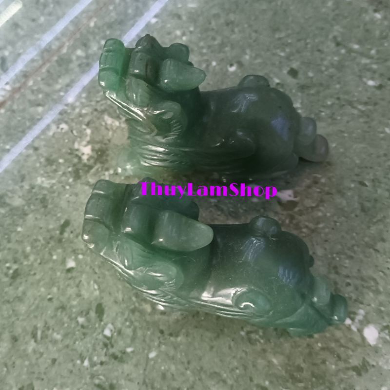 Cặp tỳ hưu đá phong thủy thu hút tài lộc có nhiều màu