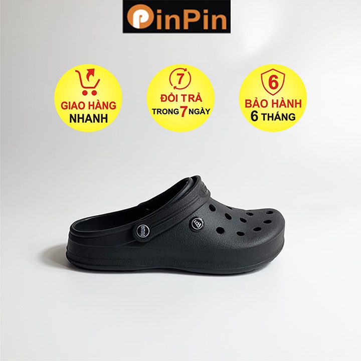 Dép nam cá sấu PinPin chất liệu eva đa năng nhẹ êm đi trong mọi điều kiện thời tiết - dw224