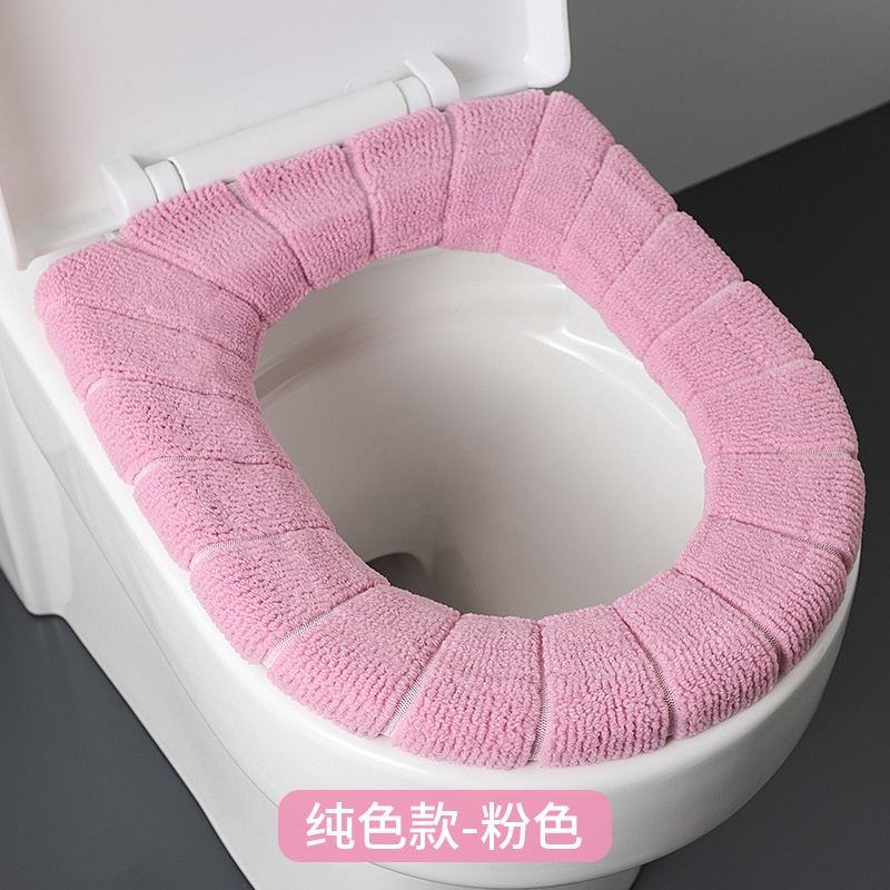 Đệm Lót Bồn Cầu Mềm Mại Ấm Áp Mùa Đông Có Tay Cầm Tiện Lợi SJHY0321