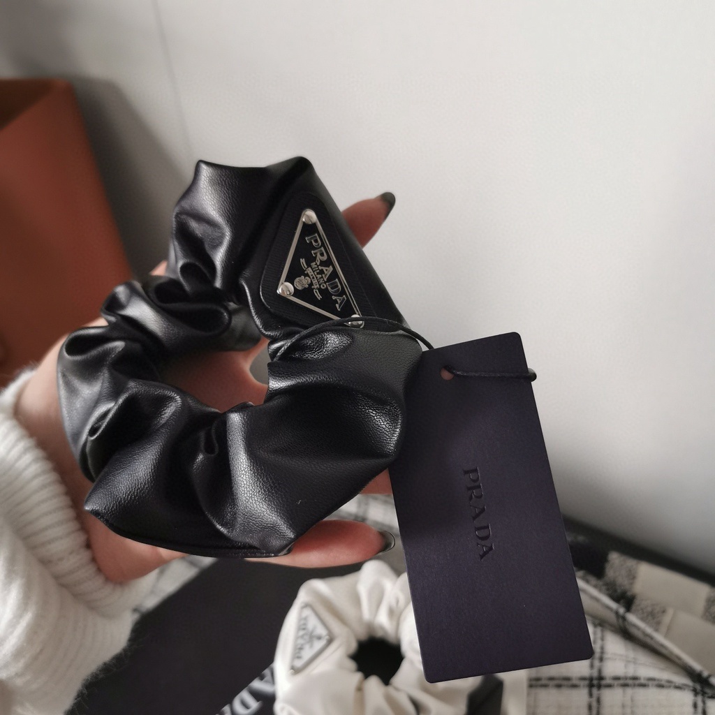 Mới Trong Re - Scrunchie Da WOMEN HAIRBAND