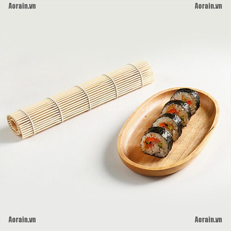 Chiếu cuộn sushi bằng tre size 24*24cm tiện dụng