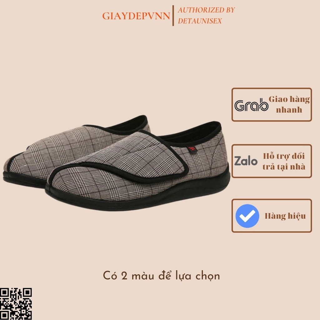 Giày Vải Cho Người Bệnh Tiểu Đường Người Cao Tuổi TIDU04
