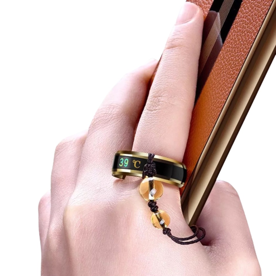 ✅ Dây Buộc Điện Thoại, Usb, Chìa Khóa Có Nhẫn Đeo Tay Thông Minh Cảm Biến Đo Nhiệt Độ