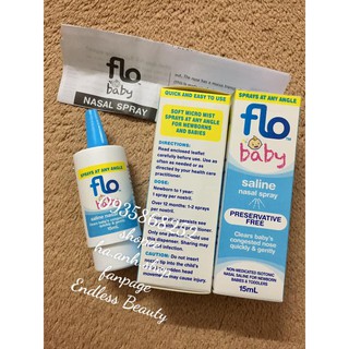 Xịt mũi cho bé FLO Baby 15ml