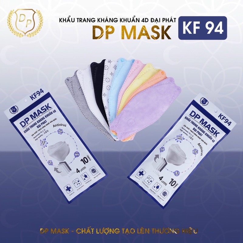 sỉ 1/2 thùng (150 cái) khẩu trang KF94 Công nghệ HQ hàng chính hãng