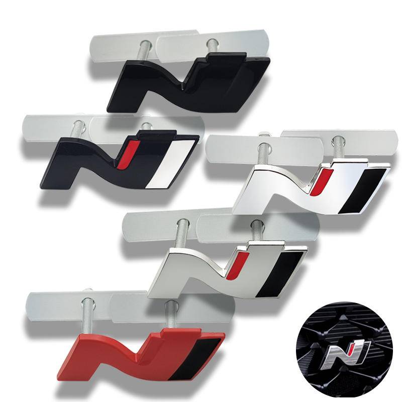 Miếng Dán Kim Loại Trang Trí Thân Xe Hơi hyundai n line i10 i30 i20 sonata accent tucson elantra