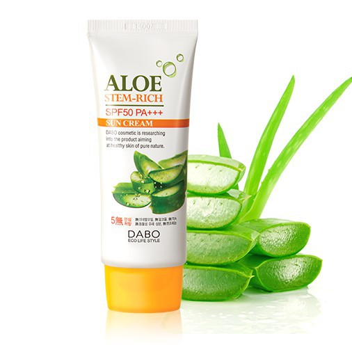 Combo 2 kem chống nắng lô hội DABO Aloe Stem Rich Hàn quốc Spf 50 pa+++ 70ml/Hộpchống nắng dành cho mặt và toàn thân