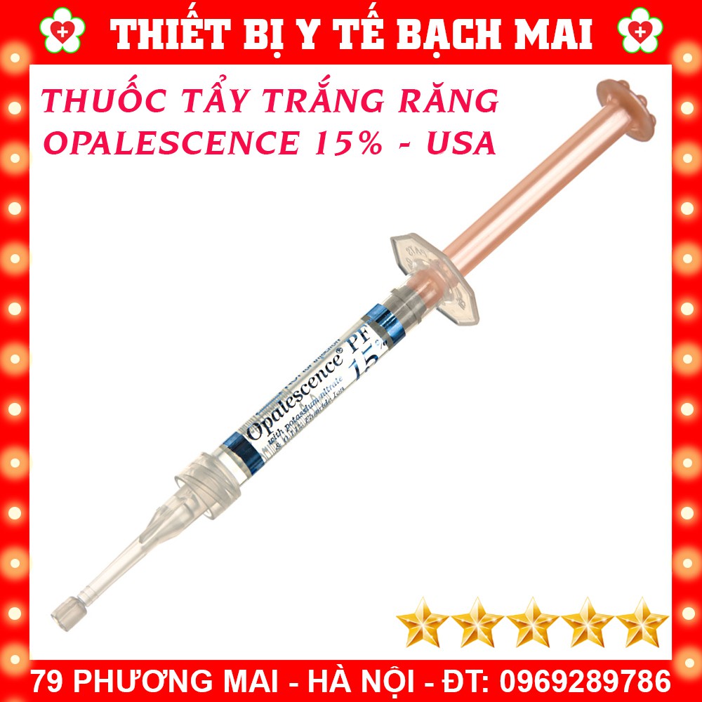 Combo 02 Tuýp Thuốc Tẩy Trắng Răng Opalescence 15% + Máng Ngậm Thuốc