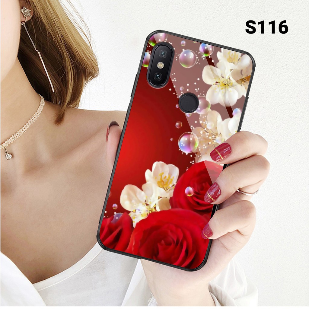 [HOT] Ốp lưng kính cường lực dành cho XIAOMI MI 8 - MI 8 SE - MI 8 LITE in hình HOA - SIÊU BỀN - SIÊU ĐẸP