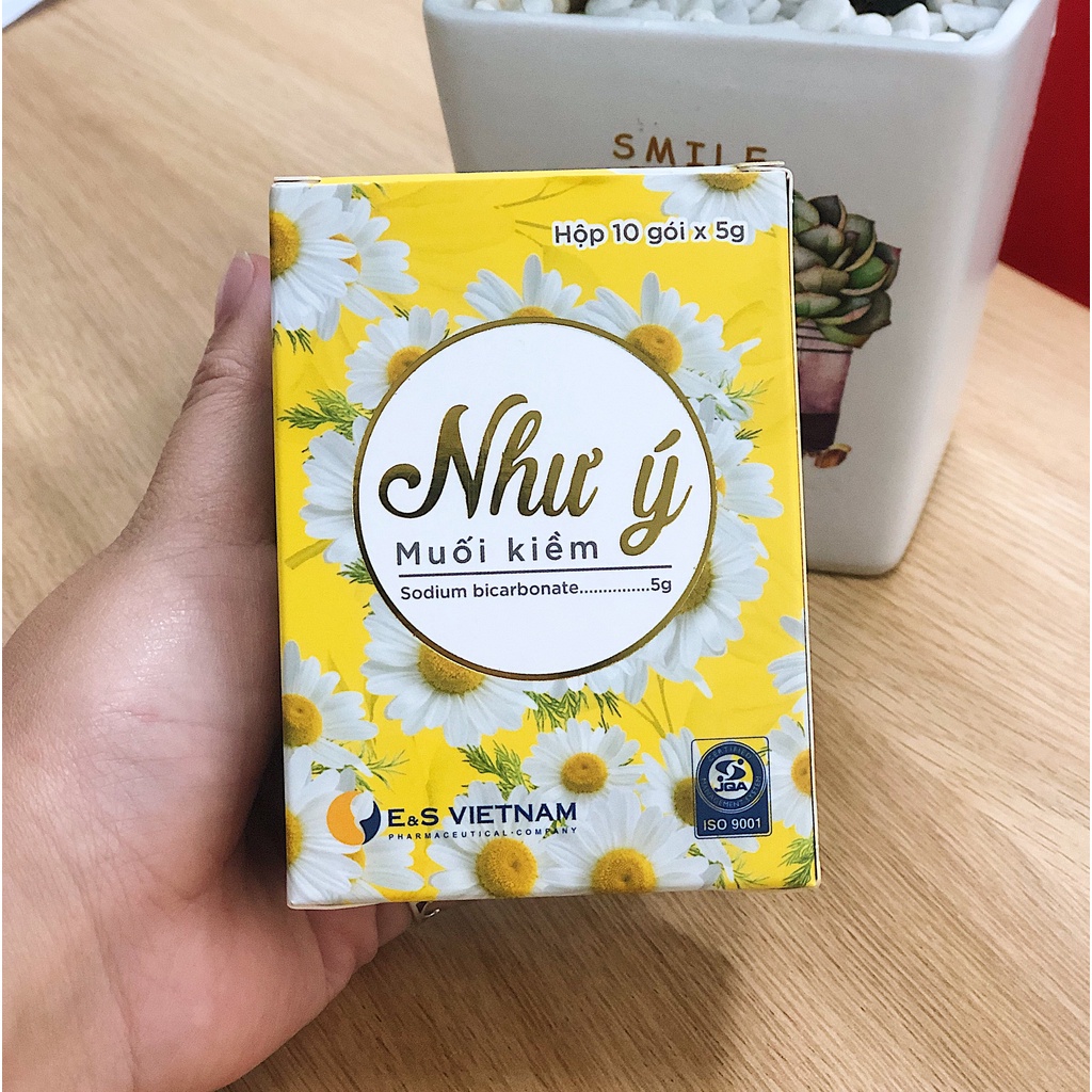 Muối kiềm Như Ý - Muối tạo môi trường Kiềm và vệ sinh phụ nữ - hộp 10 gói