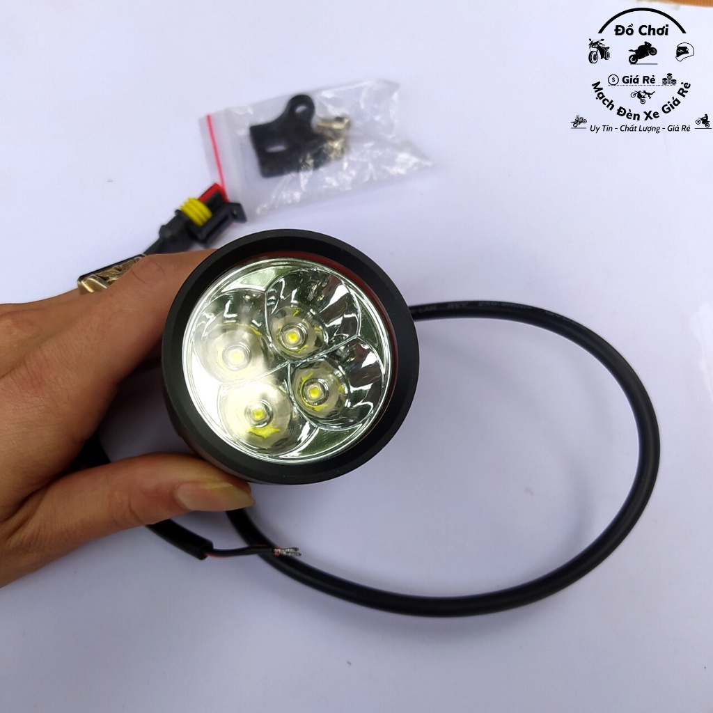 Đèn trợ sáng l4x siêu sáng cao cấp bi cầu mini giá rẻ ảnh thật
